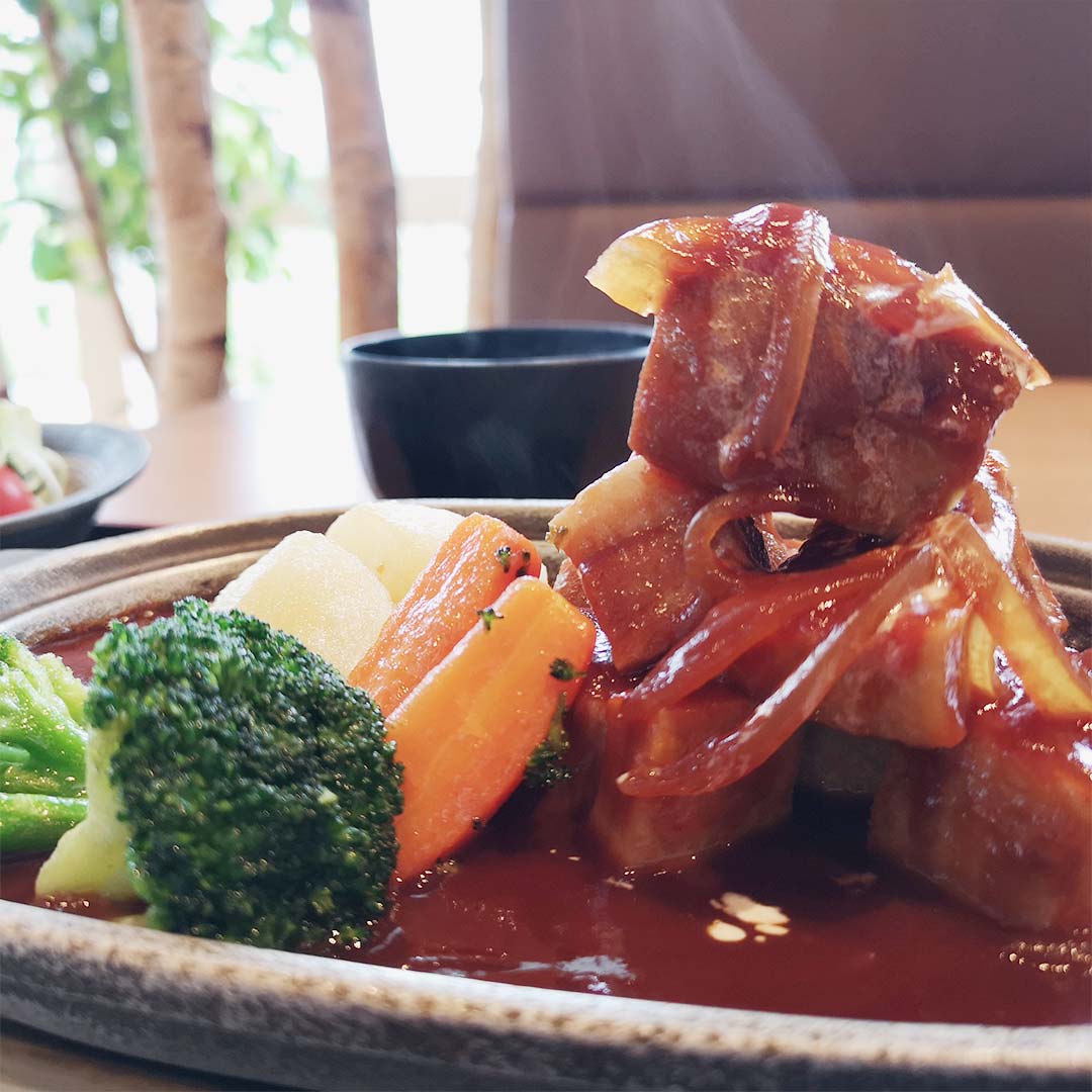 ポークチャップ定食