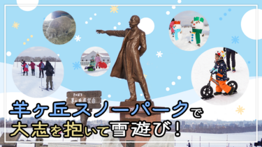 【札幌】さっぽろ羊ヶ丘展望台で大志を抱いて雪遊び！「羊ヶ丘スノーパーク2024」